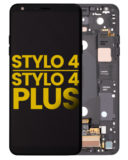LCD Assembly With Frame Compatible For LG Stylo 4 / Stylo 4 Plus (Refurbished) (Aurora Black)
