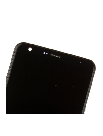 LCD Assembly With Frame Compatible For LG Stylo 5 (Genuine OEM) (Silvery White)
