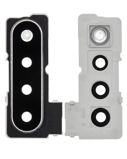 Back Camera Lens With Bracket Compatible For LG Stylo 6 (White)