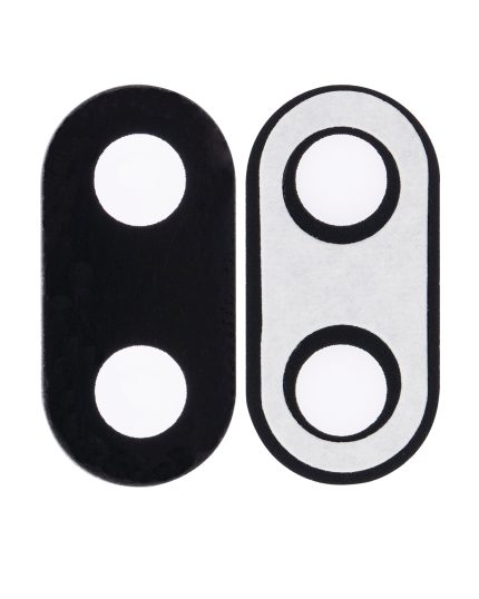 Back Camera Lens (Glass Only) With Adhesive Compatible For LG Tribute Royal (X320PM) (Black)