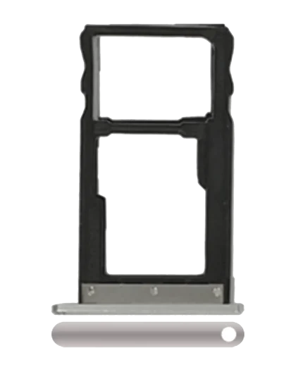 Sim Card Tray Compatible For Motorola Moto M (XT1662 / 2016) (White)