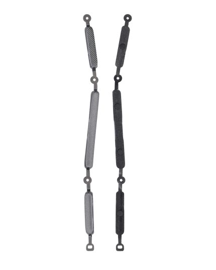 Hard Buttons (Power / Volume) Compatible For Motorola Moto E40 (XT2159 / 2021) (Carbon Gray)