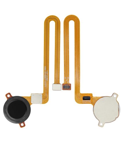 Fingerprint Reader With Flex Cable Compatible For Motorola Moto E6 Play (XT2029 / 2019) (Anthracite)