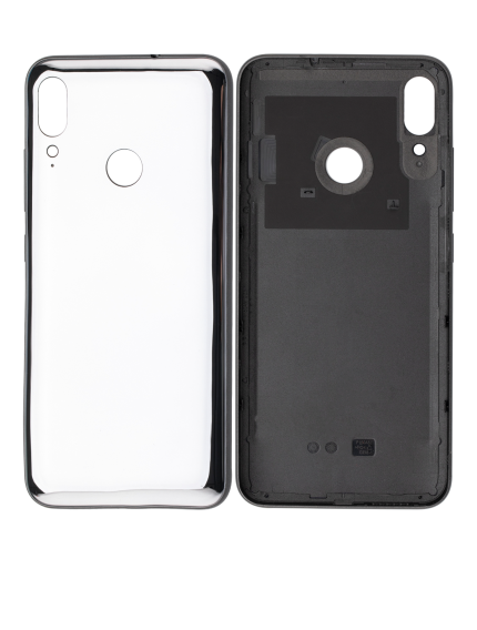 Back cover Glass Compatible For Motorola Moto E6 Plus (XT2025 / 2019) (Polished Graphite)