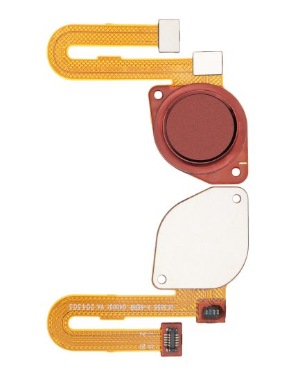 Fingerprint Reader With Flex Cable Compatible For Motorola Moto E7 Plus (XT2081 / 2020) (Amber Bronze)