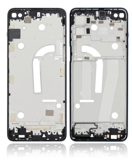Mid-Frame Housing Compatible For Motorola Moto G100 (XT2125-4 / 2021) (Iridescent Sky)
