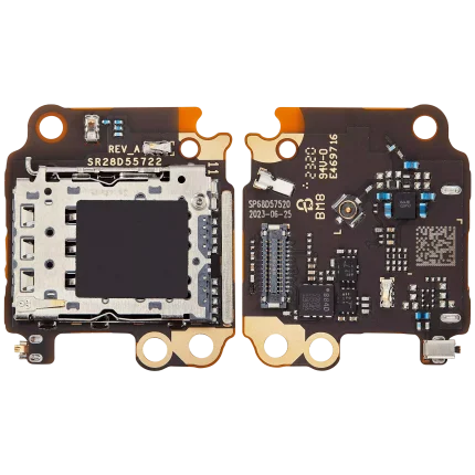 PCB Board With Sim Card Reader Assembly Compatible For Motorola Moto G14 (XT2341 / 2023) (Genuine OEM)