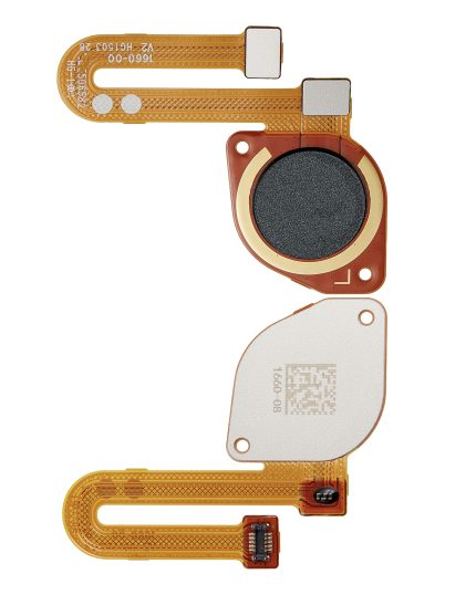 Fingerprint Reader With Flex Cable Compatible For Motorola Moto G30 (XT2129 / 2021) / G10 (XT2127-2 / 2021) (Phantom Black)