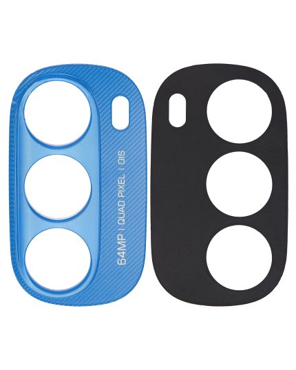 Back Camera Lens Bracket Compatible For Motorola Moto G71 5G (XT2169 / 2022) (Arctic Blue)