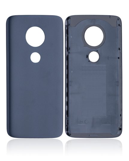 Back cover Glass Compatible For Motorola Moto G7 Play (XT1952 / 2019) (Deep indigo) (US Version)