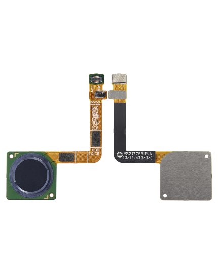 Home Button With Fingerprint Sensor Flex Cable Compatible For Motorola Moto G7 Plus (XT1965 / 2019) (Deep Indigo)