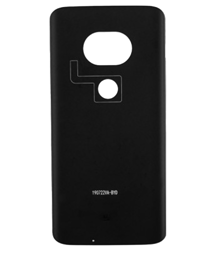 Back cover Glass Compatible For Motorola Moto G7 Plus Revvl (XT1965-T / 2019) (Genuine OEM) (Black)