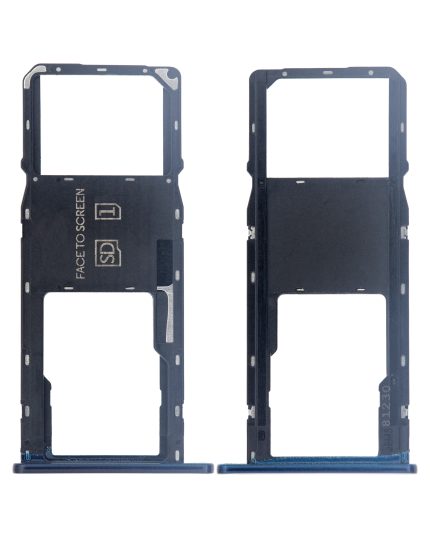 Single Sim Card Tray Compatible For Motorola Moto G7 Power (XT1955 / 2019) (International Version) (Marine Blue)