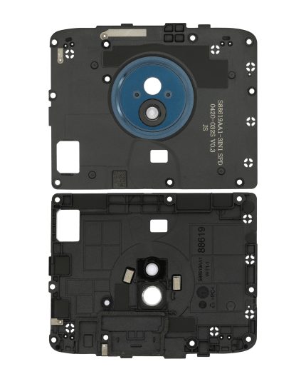 Back Camera Lens With Bracket Compatible For Motorola Moto G7 Power (XT1955 / 2019) (Ceramic Blue) (US Version)