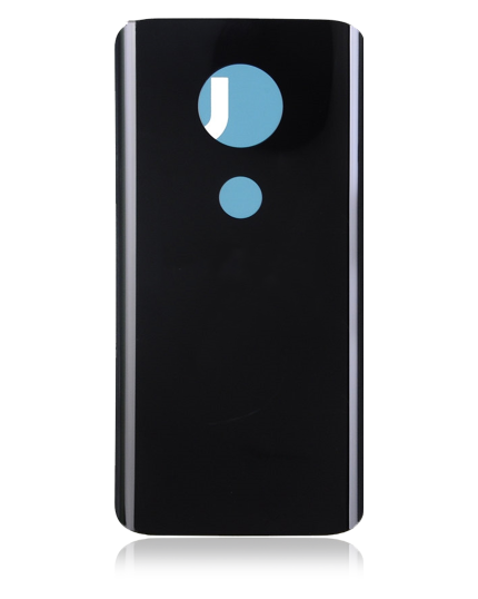 Back cover Glass Compatible For Motorola Moto G7 (XT1962 -X / 2019) (Genuine OEM) (Ceramic Black)