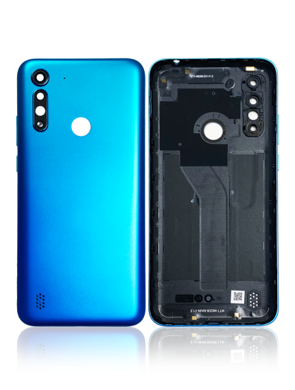 Back cover Glass Compatible For Motorola Moto G8 Power Lite (XT2055 / 2020) (Arctic Blue)