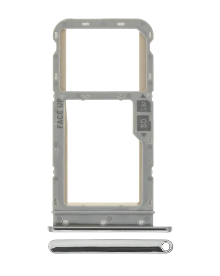 Sim Card Tray Compatible For Motorola Moto G Fast (XT2045 / 2020) (Genuine OEM) (Pearl White)
