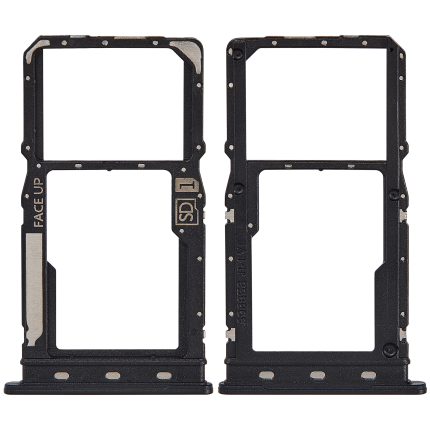 Single Sim Card Tray Compatible For Motorola Moto G Power 5G (XT2311 / 2023) (Black)