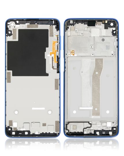 Mid-Frame Housing Compatible For Motorola Moto G Power (XT2117 / 2021) (Blue)
