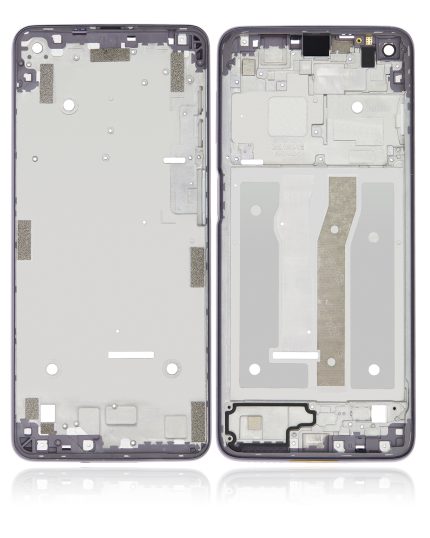 Mid-Frame Housing Compatible For Motorola Moto G Power (XT2117 / 2021) (Flash Gray)