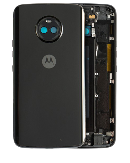 Back Housing Compatible For Motorola Moto X4 (XT1900 / 2017) (Genuine OEM) (Black)
