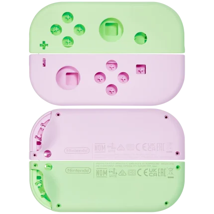 Housing Shell Compatible For Nintendo Switch Joy Con Controller (Purple / Green)