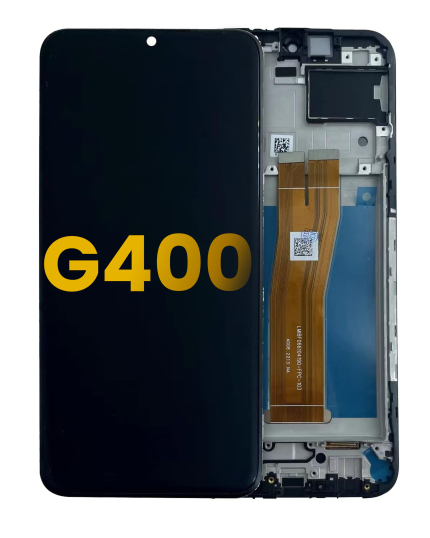 LCD Assembly With Frame Compatible For Nokia G400 (Refurbished) (All Colors)