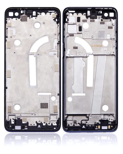 Mid-Frame Housing Compatible For Motorola One 5G (XT2075 / 2020) / One 5G Ace (XT2113 / 2021) (Oxford Blue)