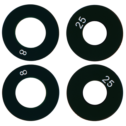 Back Camera Lens (Glass Only) With Adhesive Compatible For Motorola One 5G (XT2075-1 / 2020) (4 Piece Set)