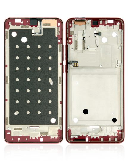 Mid-Frame Housing Compatible For Motorola One Hyper (XT2027 / 2020) (Dark Amber)