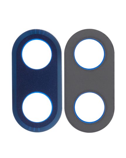 Back Camera Lens (Glass Only) With Adhesive Compatible For Moto One Hyper (XT2027-1 / 2020) (Genuine OEM) (Deepsea Blue)