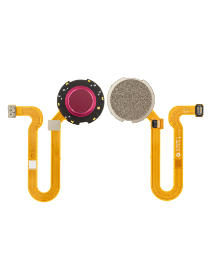 Fingerprint Reader With Flex Cable Compatible For Motorola One Hyper (XT2027-1 / 2020) (Genuine OEM) (Fresh Orchid)