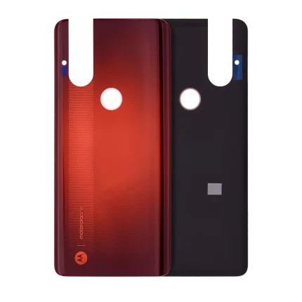 Back cover Glass Compatible For Motorola One Hyper (XT2027-1 / 2020) (Genuine OEM) (Red)
