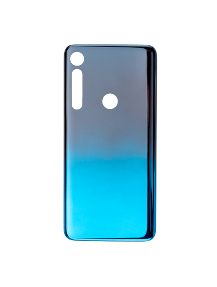 Back Cover Glass Compatible For Motorola One Macro (XT2016 / 2019) (Space Blue)