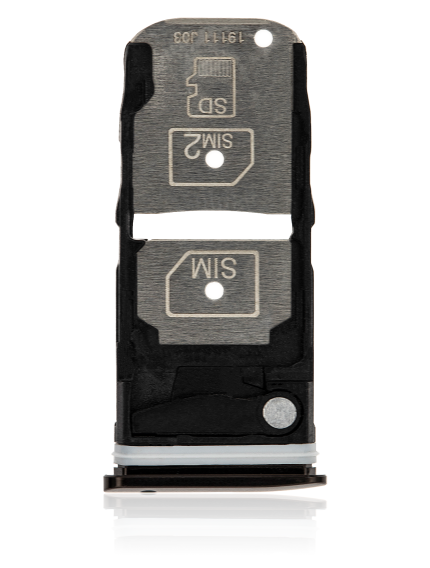 Sim Card Tray Compatible For Motorola One Zoom (XT2010-01 / 2019) (Electric Gray)
