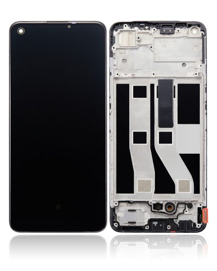 OLED Assembly With Frame Compatible For OPPO A74 4G (Refurbished) (All Colors)