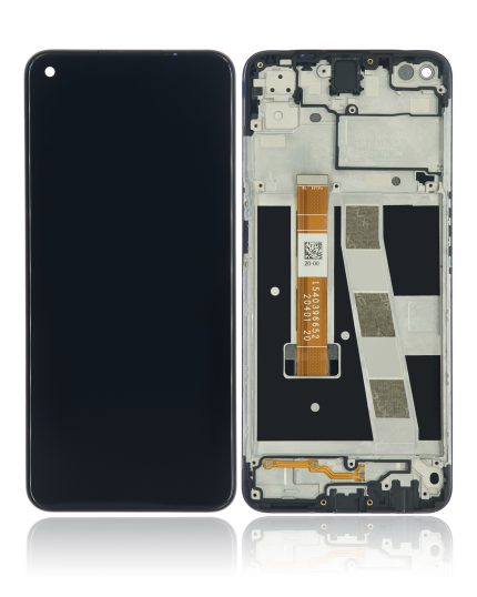 LCD Assembly With Frame Compatible For OPPO A92 (Refurbished) (All Colors)