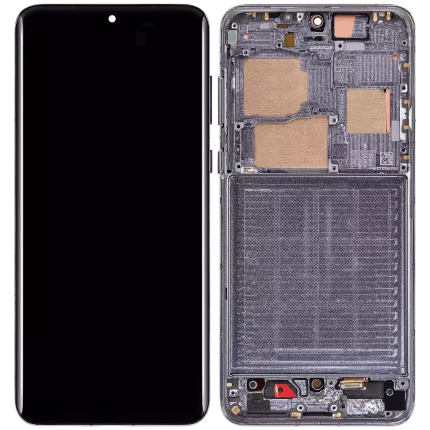 OLED Assembly With Frame Compatible For Huawei P60 / P60 Pro (Refurbished) (Black / Green)
