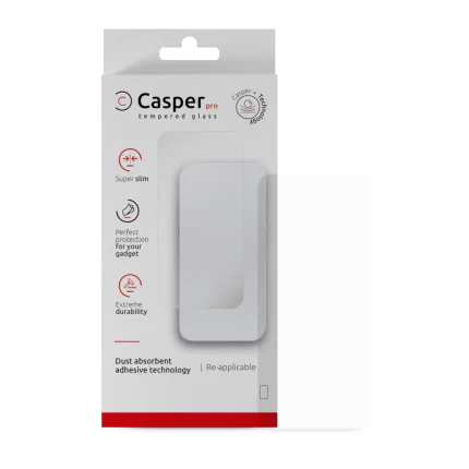 Casper Pro Tempered Glass Compatible For Google Pixel 9A (Retail Pack) (Clear)