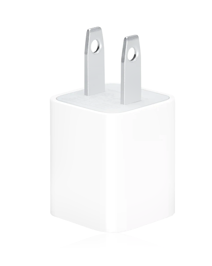 5W USB-A Power Wall Adapter For IPhone / IPad / Watch / IPod (OEM Grade New) (Bulk Packaging) (50 Pack)