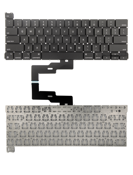 Keyboard W/ Backlight & Screws Compatible For MacBook Pro 13" (A2338 / Late 2020, A2338 / Late 2023) (US English)