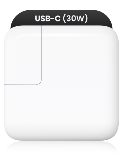 30W USB-C Power Wall Adapter For iPhone / iPad / Watch / iPad / MacBook (OEM Grade A) (Bulk Packaging)