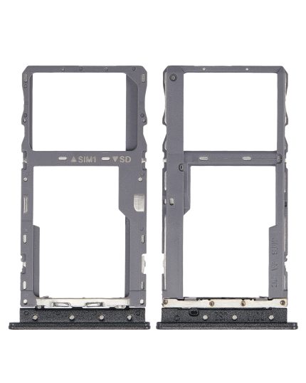 Single Sim Card Tray Compatible For T-Mobile Revvl 4 Plus (5062 / 2020) (Steel Gray)