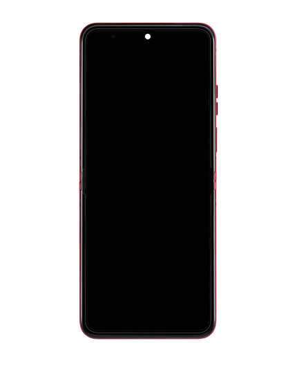 Inner OLED Assembly With Frame Compatible For Motorola Moto Razr Plus / Razr 40 Ultra (XT2321 / 2023) (Genuine OEM) (Viva Magenta)