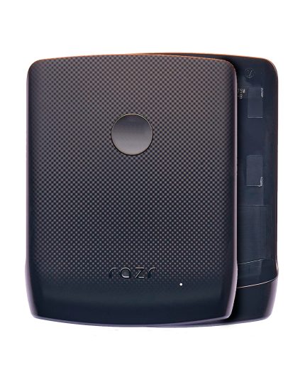 Back Housing Compatible For Motorola Moto Razr (XT2000 / 2019) (Genuine OEM) (Noir Black)