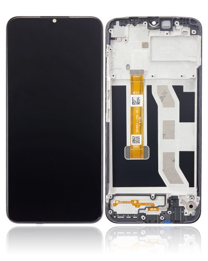 LCD Assembly With Frame Compatible For Realme C21Y (Refurbished) (All Colors)