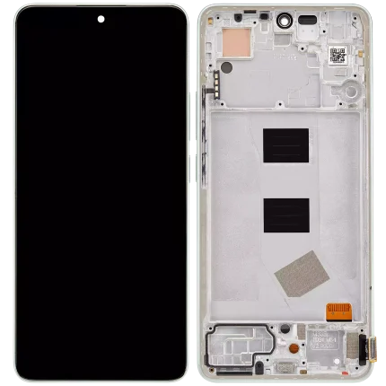 LCD Assembly With Frame Compatible For Xiaomi Redmi Note 13 4G  (Aftermarket: Incell) (Mint Green)