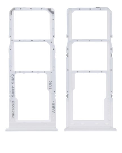 Dual Sim Card Tray Compatible For Samsung Galaxy A02 (A022 / 2020) (White)