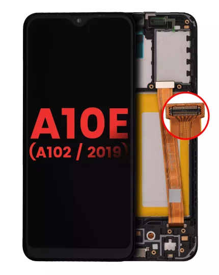 LCD Assembly With Frame Compatible For Samsung Galaxy A10E (A102 / 2019) (Aftermarket Plus) (All Colors)