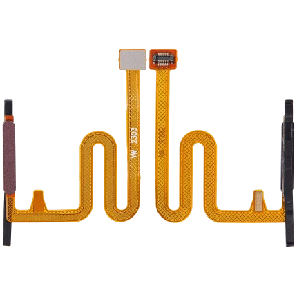 Fingerprint Reader With Flex Cable Compatible For Samsung Galaxy A14 (A145B / 2023) (Dark Red)